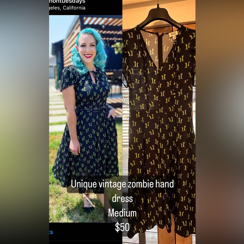 Unique Vintage Zombie Hand Dress